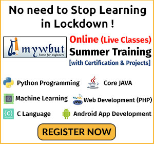 Mywbut Online Summer Training